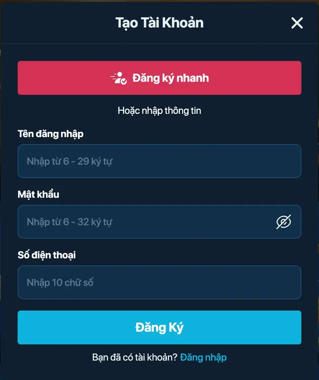 Giới thiệu mục đăng ký LUCKY88 Casino Online